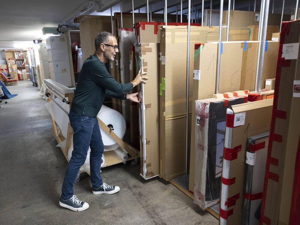  Thousands of pieces of art are stored in Rennie’s warehouse, with many of them heading to the National gallery in Ottawa.