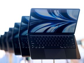 Apple held about nine per cent of the global PC market in the third quarter, ranking fourth in the industry, trailing Lenovo Group Ltd., HP and Dell — all of which sell Windows or ChromeOS devices.