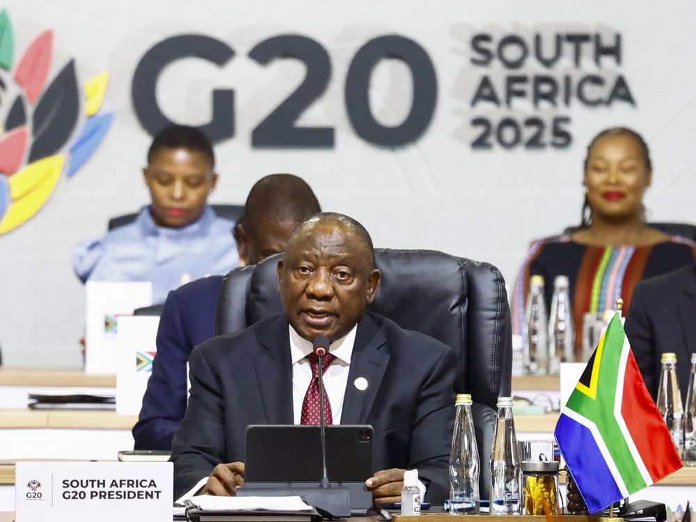 South Africa warns Trump’s G20 snub sets dangerous precedent