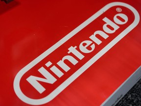 FILE -A Nintendo logo is seen June 5, 2025, in Nashville, Tenn.