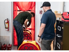 Large Building Airtightness Testing Training with Passive House Canada