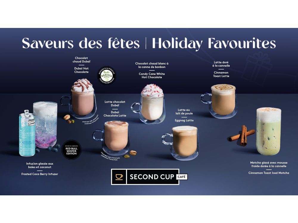 Second Cup Café Introduces Festive Holiday Menu and Becomes the First National Coffee House in Canada to Launch Pacific Foods’ Pistachio Non-Dairy Beverage