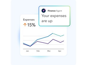 Intuit's Finance Agent on QuickBooks delivers comprehensive financial summaries.