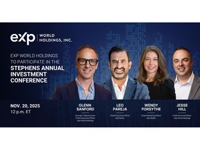 eXp World Holdings Management Will Take Part in a Fireside Chat on Thursday, November 20, 2025