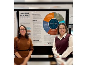 Fleming College Faculty Members Jill Henderson MN, RN; Wendy Morgan, MA-Ed, MA-CP