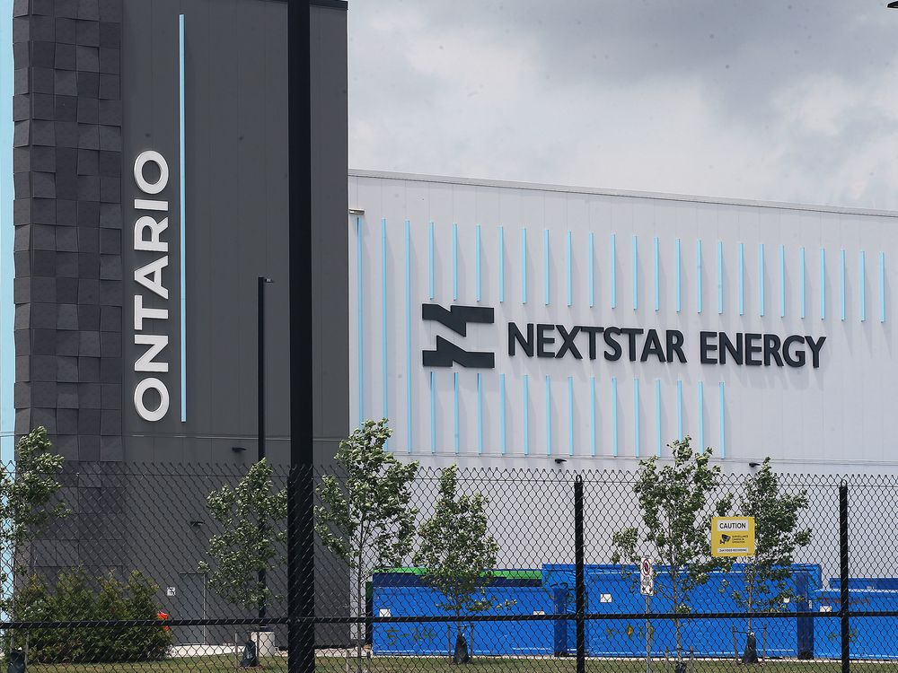 Image for article Canadas first battery plant in Windsor will produce energy storage batteries as EV sales slump persists