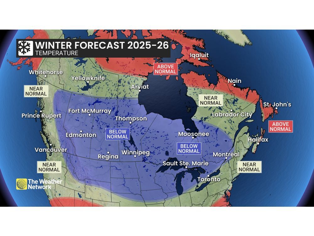 La Niña and the polar vortex set to deliver a truly Canadian winter ...