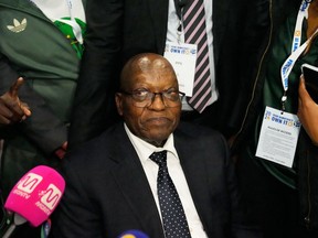 FILE - Former president Jacob Zuma is seen astatine the Results Operation Center successful Midrand, Johannesburg, South Africa, connected June 1, 2024.