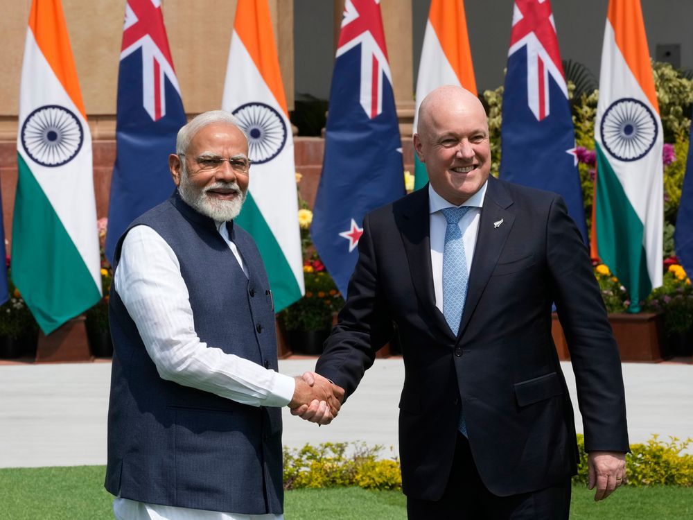 India and New Zealand finalize a free trade agreement, eyeing growth as global uncertainties persist