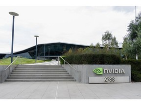 The Nvidia headquarters in Santa Clara, California.
