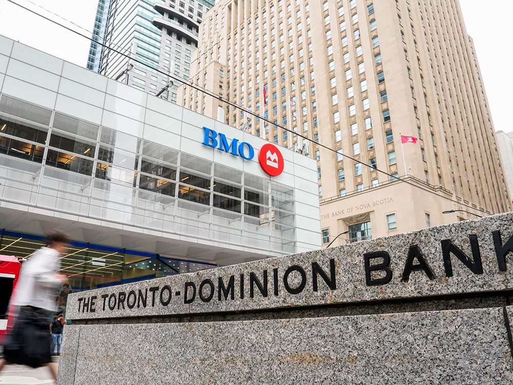 Canadian banks reported profits and losses last week. 
