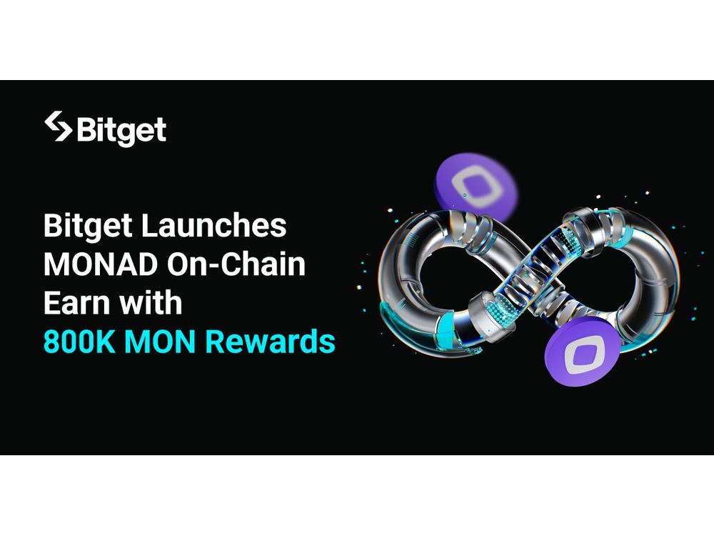 Bitget Launches MONAD On-Chain Earn and 800,000 MON Trading Rewards as MON Lists on the Universal Exchange