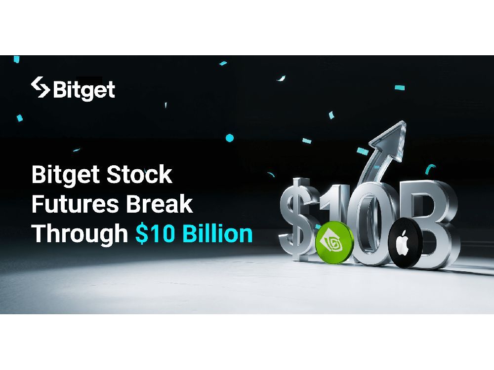 Bitget Stock Futures Break Through $10 Billion as Global Traders Rush Into Tokenized Equities