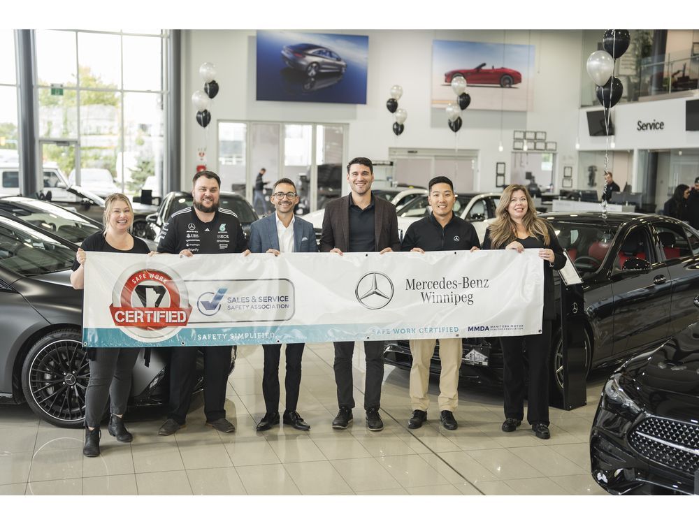 Mercedes-Benz Winnipeg Achieves Milestone as S2SA’s 100th SAFE Work Certified Company