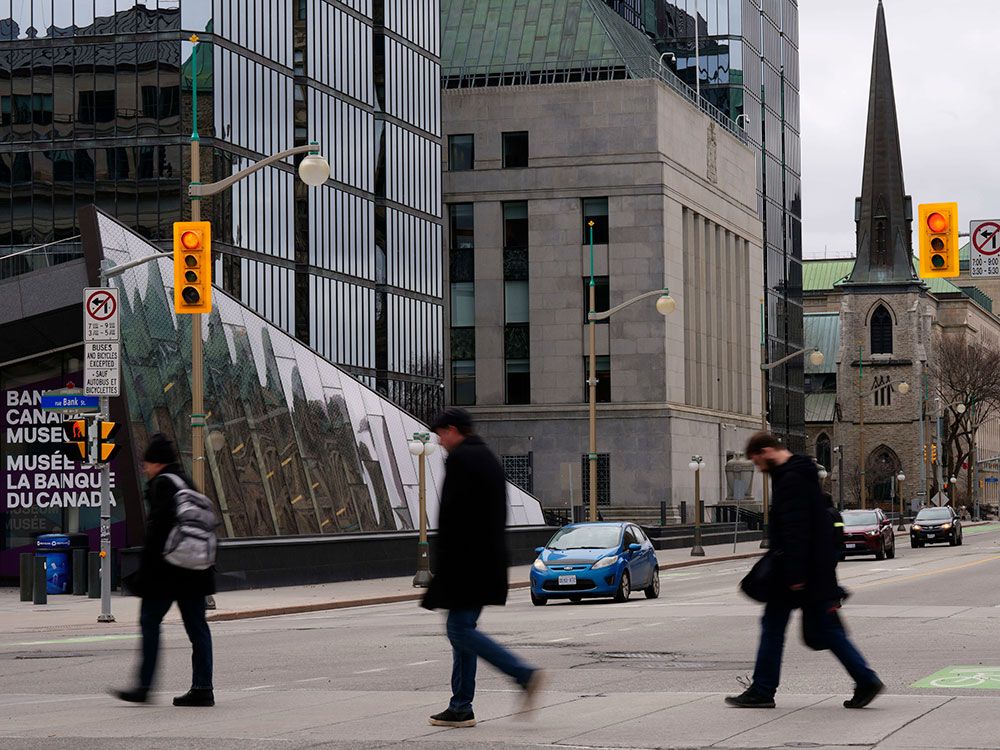 The Bank of Canada, seen here on Wellington Street in Ottawa, is expected to keep interest rates steady through 2026.
