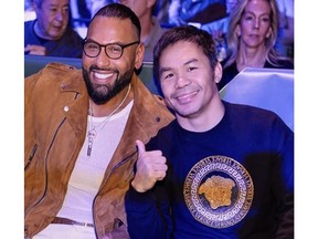 Jas Mathur and Manny Pacquiao