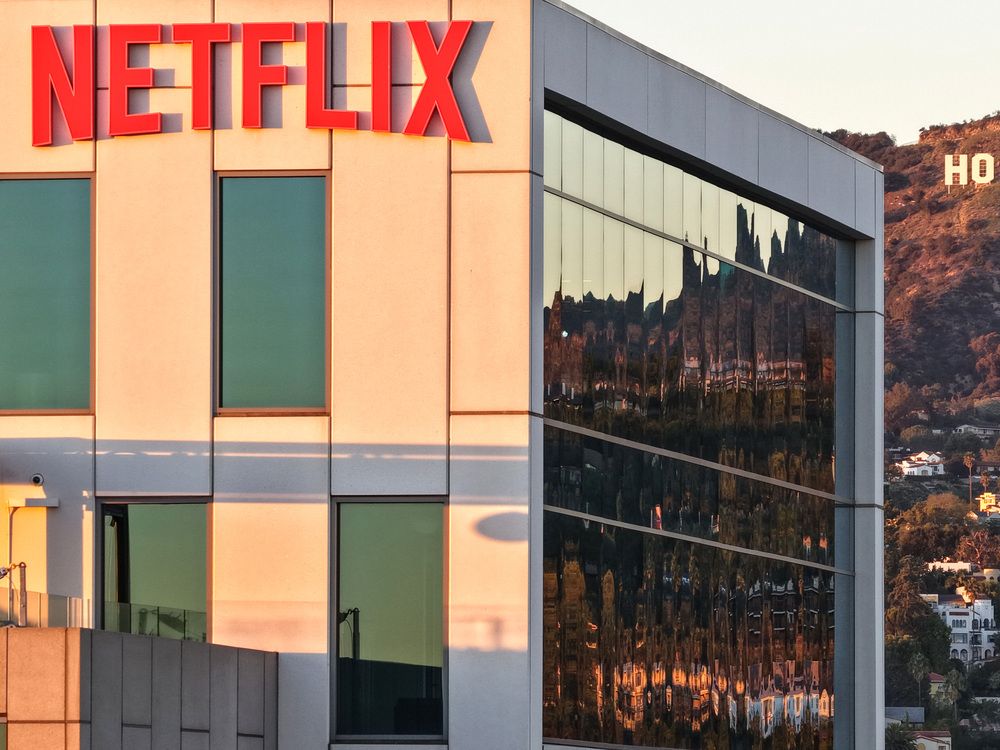 Netflix studios in Los Angeles, California.