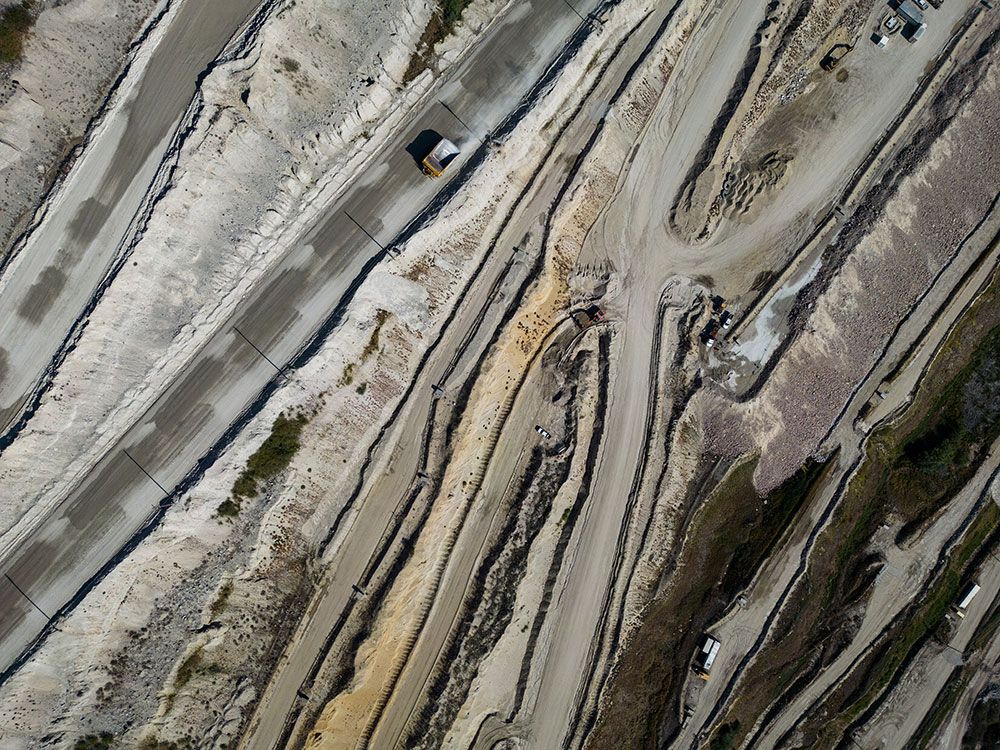 An aerial view of Teck Resources' Highland Valley Copper Mine in British Columbia.