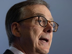 Bank of Canada governor Tiff Macklem