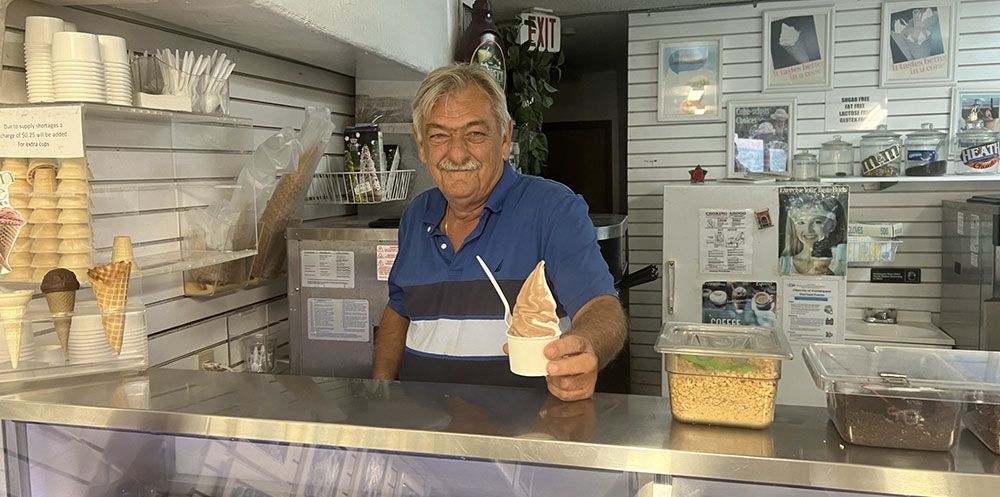 Tom Vaskovic, a former Torontonian, moved to South Florida almost 25 years ago and now owns an ice cream stand on the beach called Surf N' Spray.