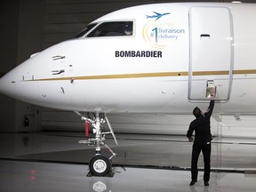 Bombardier jet