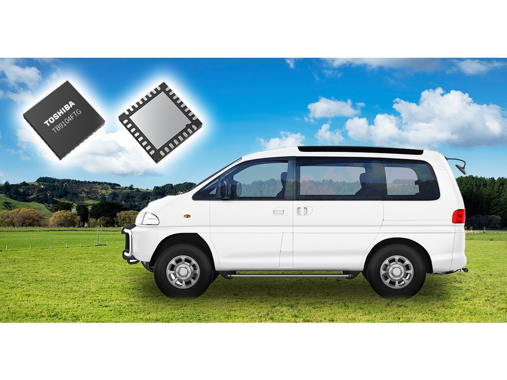  TB9104FTG, a gate driver for bridge circuits used in high-current automotive brushed DC motors.