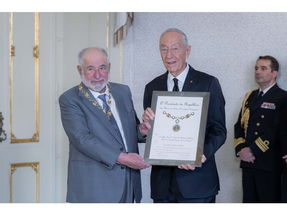 Sharjah Ruler receives Portugal's Grand Collar of Order of Camões