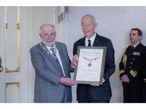 Sharjah Ruler receives Portugal's Grand Collar of Order of Camões