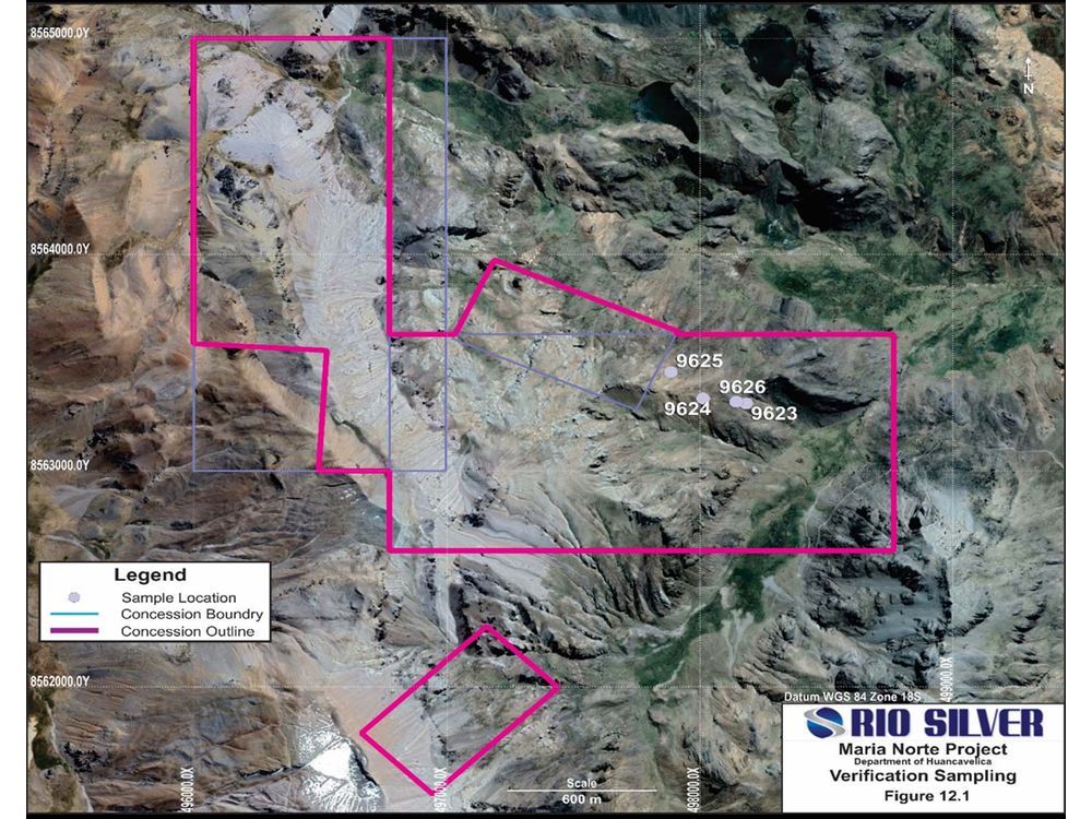 Rio Silver Highlights High-Grade Silver up to 6.26 g/t Au and 991 g/t Ag (28.9 oz per metric tonne) over 0.70 metres at Maria Norte and Advances a Clear Near-Term Development Path in Peru
