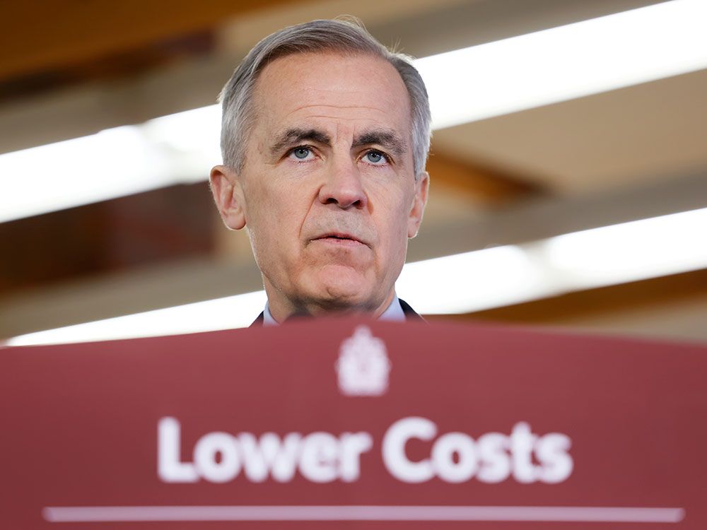 Prime Minister Mark Carney announces new affordability measures Monday in an Ottawa grocery store.
