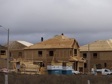 Homes under construction in Richmond Hill, Ont.