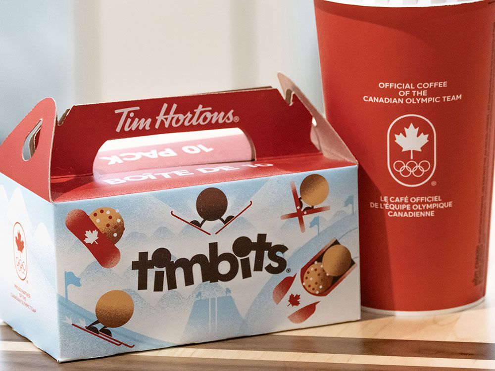 Free Timbits? Tim Hortons offers 10-packs to reward members if Canada wins Winter Olympic gold 