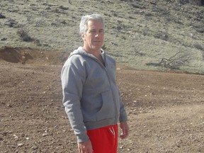 This undated photograph in an unidentified location released by the US Justice Department on December 19, 2025, shows Jeffrey Epstein, a wealthy US financier who died in jail in 2019 while awaiting trial for sex trafficking underage girls.