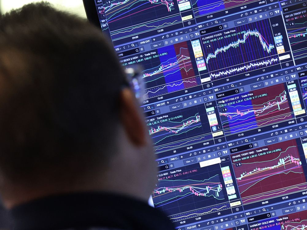 U.S. stocks drop on trade jitters as dollar cuts losses