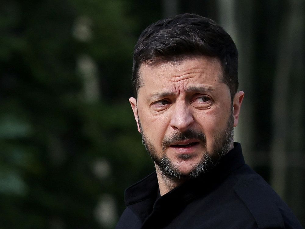 Ukrainian President Volodymyr Zelenskyy arrives at the Group of Seven (G7) Summit at the Pomeroy Kananaskis Mountain Lodge in Kananaskis, Alberta, Canada on June 17, 2025.