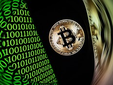 This illustration photograph taken in Mulhouse, eastern France on February 11, 2025, shows the bitcoin logo displayed on a smartphone.