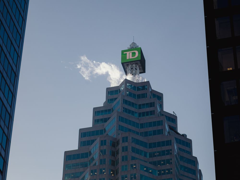 The Toronto-Dominion (TD) bank headquarters in the financial district of Toronto, Ontario, Canada, on March 1, 2024.