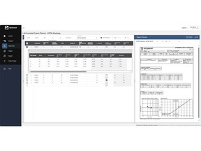 Geotechnical labs can generate Atterberg limits test certificates from raw lab test data in OpenGround.