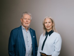 Chris Perkin, Executive Chairman of the Board (Altasciences), and Marie-Hélène Raigneau, Chief Executive Officer (Altasciences).