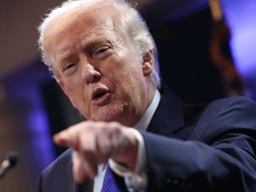 U.S. President Donald Trump answers questions during a press briefing at the White House on Feb. 20 after the U.S. Supreme Court today ruled against Trump’s use of emergency powers to implement international trade tariffs.