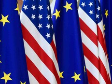EU-U.S. flags