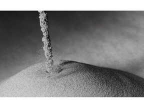 PyroGenesis' titanium metal powder as produced by its NexGen™ plasma atomization system.