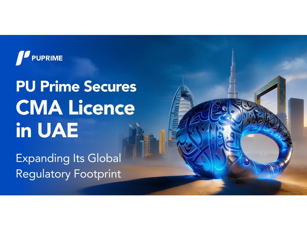 The license (No. 20200000388) is issued under PU Prime Financial Services LLC and permits the company to conduct regulated activities of introduction and promotion within the UAE.