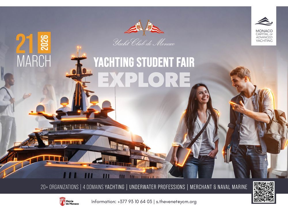 The Yacht Club the Monaco launches the first Yachting Student Fair