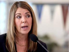 Premier Danielle Smith and Minister of Education and Childcare Demetrios Nicolaides announced new school projects for smaller cities and rural communities in Cochrane on March 5, 2026.