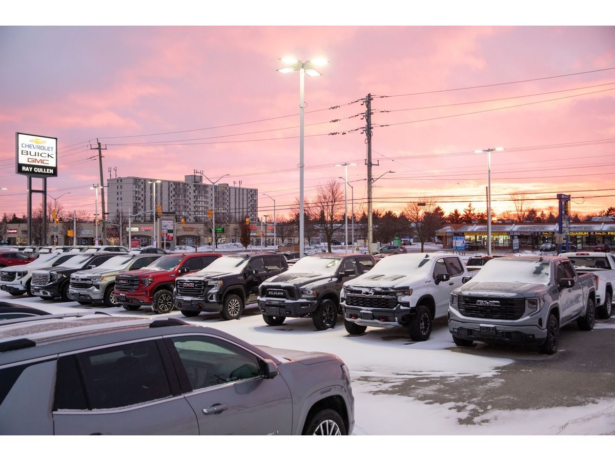 A Chevrolet, Buick and GMC dealership in London, Ontario. Canadian retail sales in January were led by a 2% increase at motor vehicles and parts dealers.