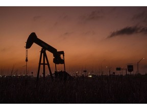 An oil pump jack in Corpus Christi, Texas, US, on Saturday, Feb. 28, 2026. President Donald Trump's decision to strike Iran creates new risks for a significant chunk of the world's oil supply.