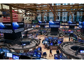 Stocks fall as oil spikes.