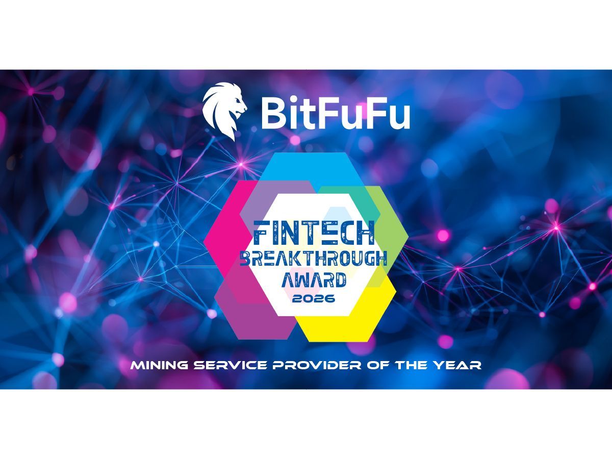 BitFuFu has been recognized as Mining Service Provider of the Year by the FinTech Breakthrough Awards 2026 -- a testament to our industry-scale Bitcoin mining infrastructure and commitment to making Bitcoin mining accessible.