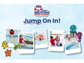 British Swim School Jump On In Campaign Image